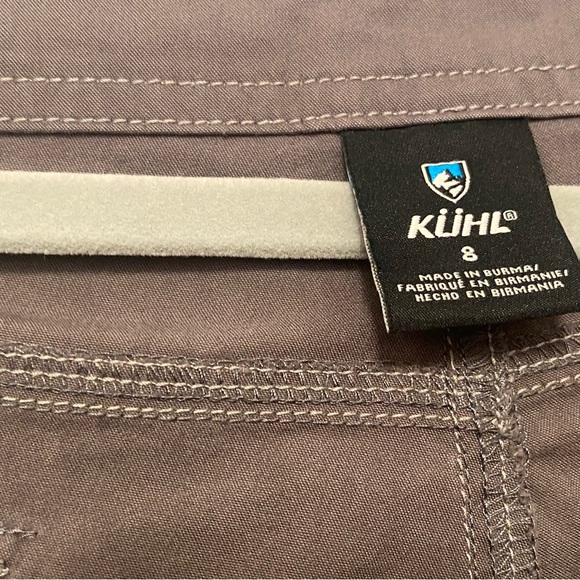 Kuhl hiking shorts gray Sz 8 style 6084 - Picture 5 of 8